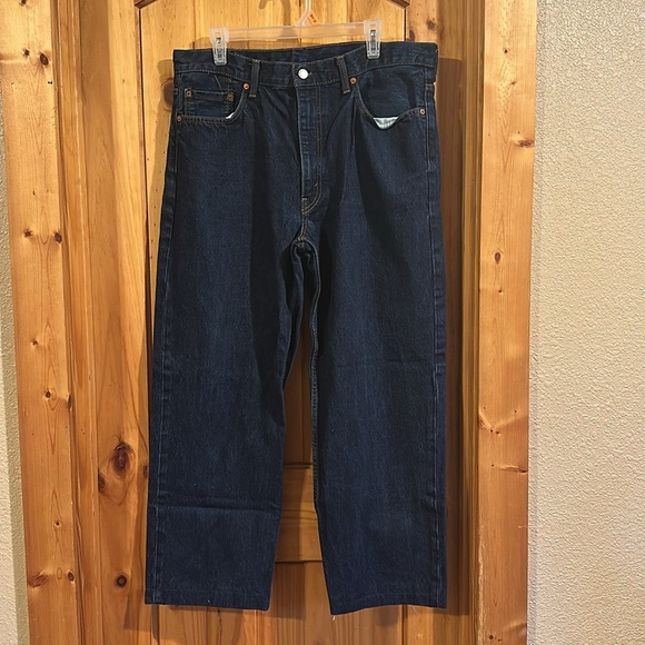 Levi's 550 Dark Blue Jeans - Picture 4 of 7